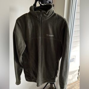 Green Columbia Fleece Zip Up